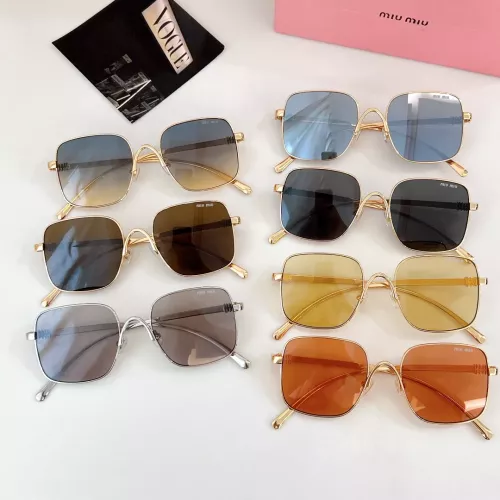 Cheap MIU MIU AAA Quality Sunglasses #1337356 Replica Wholesale [$60.00 USD] [ITEM#1337356] on Replica MIU MIU AAA Sunglasses