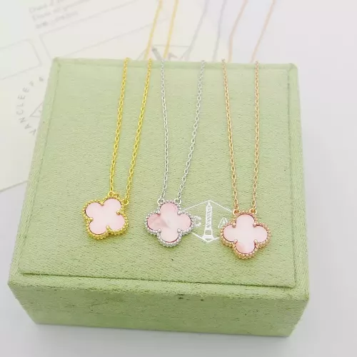 Cheap Van Cleef &amp; Arpels Necklaces For Women #1337399 Replica Wholesale [$25.00 USD] [ITEM#1337399] on Replica Van Cleef &amp; Arpels Necklaces