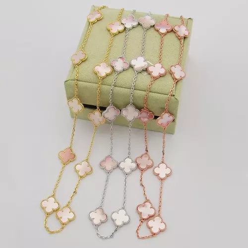 Cheap Van Cleef &amp; Arpels Necklaces For Women #1337413 Replica Wholesale [$40.00 USD] [ITEM#1337413] on Replica Van Cleef &amp; Arpels Necklaces