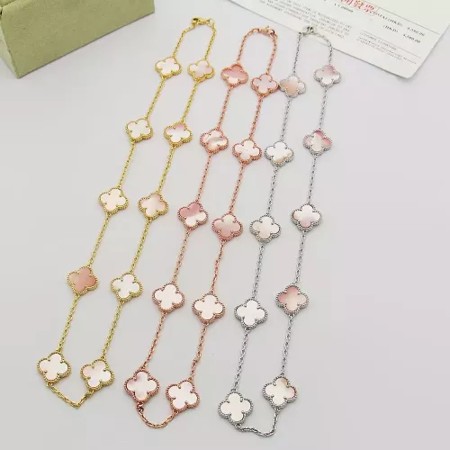 Cheap Van Cleef &amp; Arpels Necklaces For Women #1337413 Replica Wholesale [$40.00 USD] [ITEM#1337413] on Replica Van Cleef &amp; Arpels Necklaces
