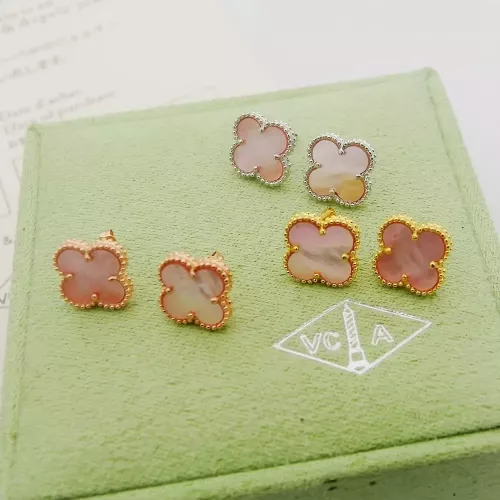 Cheap Van Cleef &amp; Arpels Earrings For Women #1337451 Replica Wholesale [$25.00 USD] [ITEM#1337451] on Replica Van Cleef &amp; Arpels Earrings