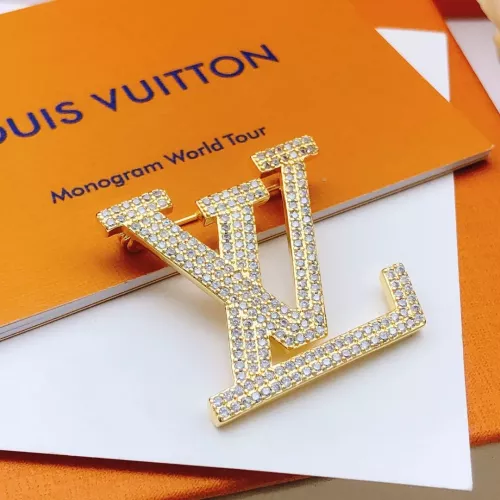 Cheap Louis Vuitton LV Brooches For Women #1337543 Replica Wholesale [$32.00 USD] [ITEM#1337543] on Replica Louis Vuitton LV Brooches