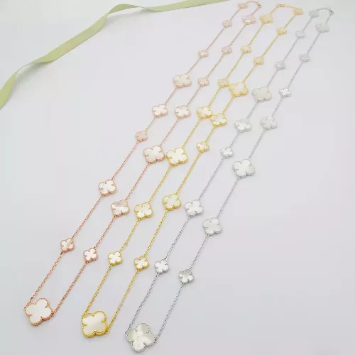 Cheap Van Cleef &amp; Arpels Necklaces For Women #1337576 Replica Wholesale [$60.00 USD] [ITEM#1337576] on Replica Van Cleef &amp; Arpels Necklaces