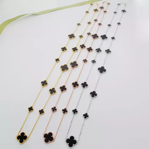 Cheap Van Cleef &amp; Arpels Necklaces For Women #1337586 Replica Wholesale [$60.00 USD] [ITEM#1337586] on Replica Van Cleef &amp; Arpels Necklaces