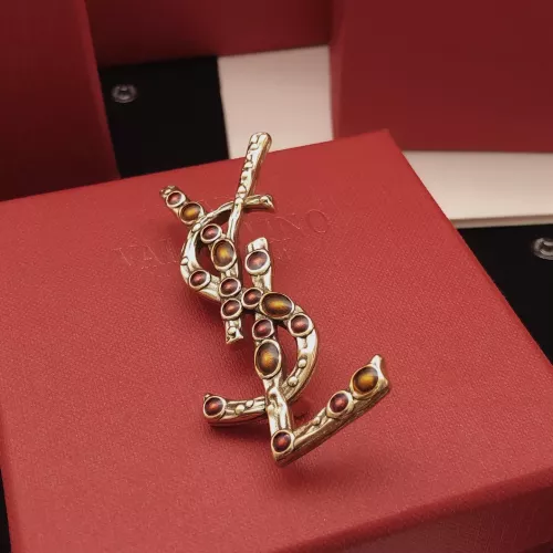 Cheap Yves Saint Laurent Brooches For Women #1337621 Replica Wholesale [$34.00 USD] [ITEM#1337621] on Replica Yves Saint Laurent Brooches