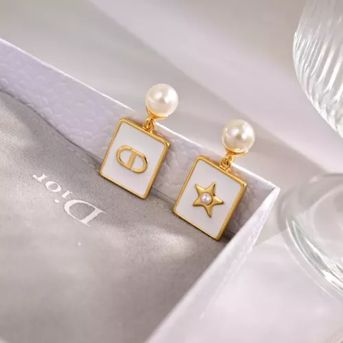 Cheap Christian Dior Earrings For Women #1337745 Replica Wholesale [$27.00 USD] [ITEM#1337745] on Replica Christian Dior Earrings
