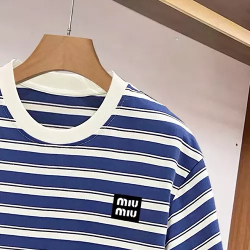 Cheap MIU MIU T-Shirts Short Sleeved For Men #1338376 Replica Wholesale [$96.00 USD] [ITEM#1338376] on Replica MIU MIU T-Shirts