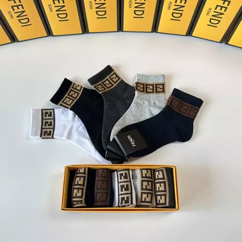 Cheap Fendi Socks #1338618 Replica Wholesale [$27.00 USD] [ITEM#1338618] on Replica Fendi Socks