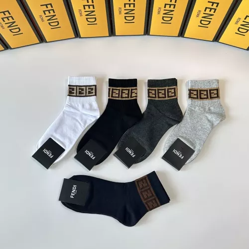 Cheap Fendi Socks #1338618 Replica Wholesale [$27.00 USD] [ITEM#1338618] on Replica Fendi Socks