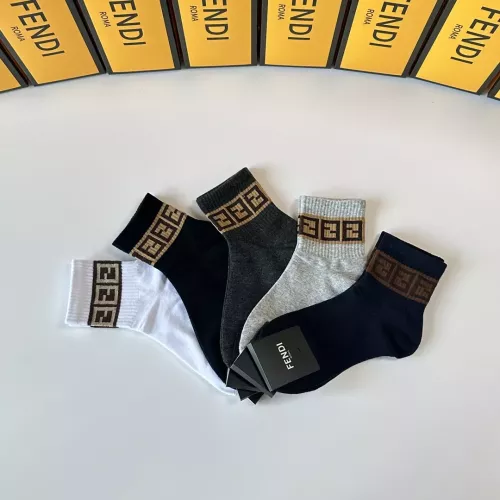 Cheap Fendi Socks #1338618 Replica Wholesale [$27.00 USD] [ITEM#1338618] on Replica Fendi Socks
