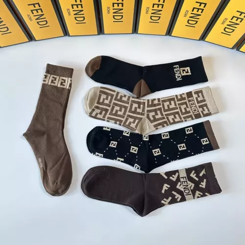 Cheap Fendi Socks #1338619 Replica Wholesale [$29.00 USD] [ITEM#1338619] on Replica Fendi Socks