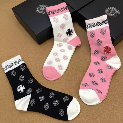 Cheap Chrome Hearts Socks #1338624 Replica Wholesale [$29.00 USD] [ITEM#1338624] on Replica Chrome Hearts Socks