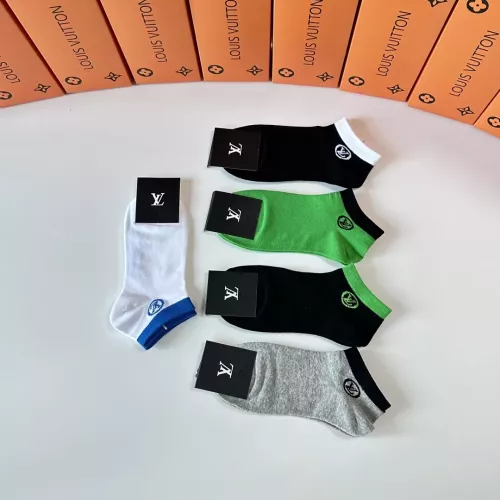 Cheap Louis Vuitton LV Socks #1338633 Replica Wholesale [$27.00 USD] [ITEM#1338633] on Replica Louis Vuitton LV Socks