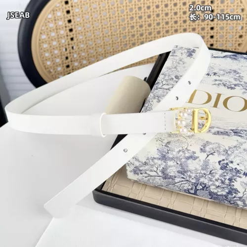 Cheap Christian Dior AAA Quality Belts In 2.0cm For Women #1338919 Replica Wholesale [$48.00 USD] [ITEM#1338919] on Replica Christian Dior AAA Quality Belts