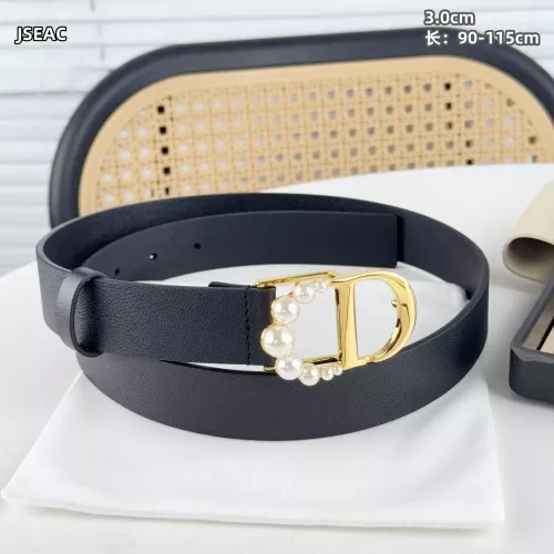Cheap Christian Dior AAA Quality Belts In 3.0cm For Women #1338931 Replica Wholesale [$52.00 USD] [ITEM#1338931] on Replica Christian Dior AAA Quality Belts