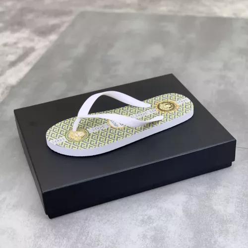 Cheap Versace Slippers For Men #1339570 Replica Wholesale [$48.00 USD] [ITEM#1339570] on Replica Versace Slippers