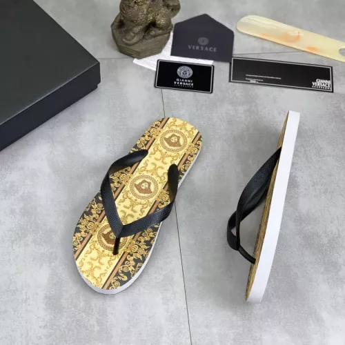 Cheap Versace Slippers For Men #1339578 Replica Wholesale [$48.00 USD] [ITEM#1339578] on Replica Versace Slippers