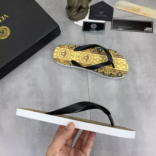 Cheap Versace Slippers For Men #1339578 Replica Wholesale [$48.00 USD] [ITEM#1339578] on Replica Versace Slippers