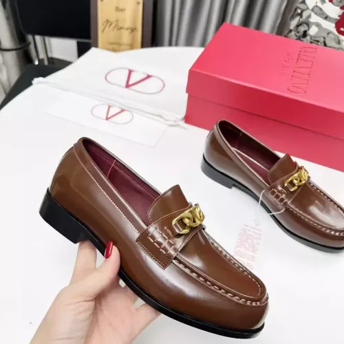 Cheap Valentino Leather Shoes For Women #1339618 Replica Wholesale [$102.00 USD] [ITEM#1339618] on Replica Valentino Leather Shoes