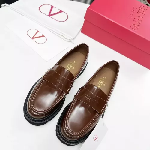 Cheap Valentino Leather Shoes For Women #1339624 Replica Wholesale [$102.00 USD] [ITEM#1339624] on Replica Valentino Leather Shoes