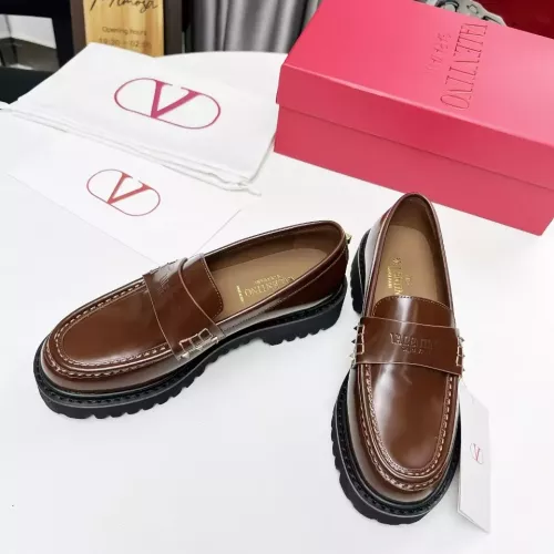 Cheap Valentino Leather Shoes For Women #1339624 Replica Wholesale [$102.00 USD] [ITEM#1339624] on Replica Valentino Leather Shoes