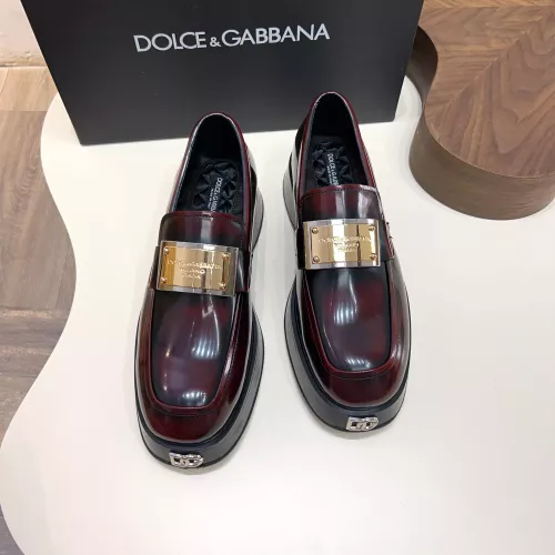 Cheap Dolce &amp; Gabbana D&amp;G Leather Shoes For Men #1339710 Replica Wholesale [$132.00 USD] [ITEM#1339710] on Replica Dolce &amp; Gabbana D&amp;G Leather Shoes