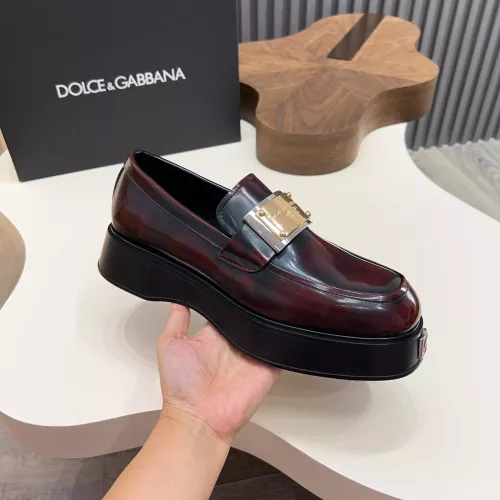 Cheap Dolce &amp; Gabbana D&amp;G Leather Shoes For Men #1339710 Replica Wholesale [$132.00 USD] [ITEM#1339710] on Replica Dolce &amp; Gabbana D&amp;G Leather Shoes