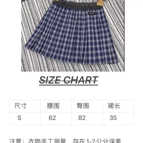 Cheap MIU MIU Skirts For Women #1339745 Replica Wholesale [$96.00 USD] [ITEM#1339745] on Replica MIU MIU Skirts