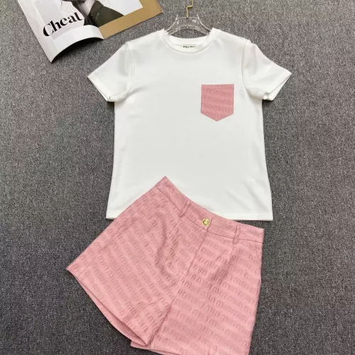 MIU MIU Tracksuits Short Sleeved For Women #1339748