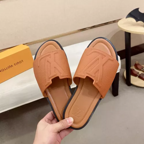 Cheap Louis Vuitton Slippers For Men #1339797 Replica Wholesale [$64.00 USD] [ITEM#1339797] on Replica Louis Vuitton Slippers