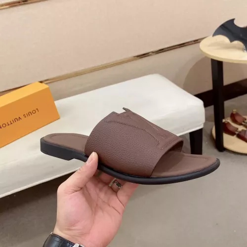 Cheap Louis Vuitton Slippers For Men #1339798 Replica Wholesale [$64.00 USD] [ITEM#1339798] on Replica Louis Vuitton Slippers