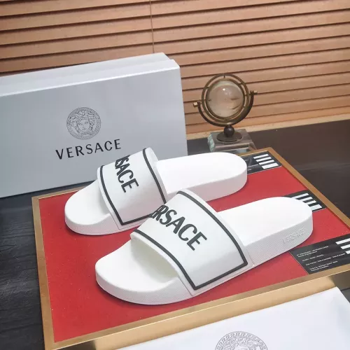 Cheap Versace Slippers For Men #1339828 Replica Wholesale [$45.00 USD] [ITEM#1339828] on Replica Versace Slippers