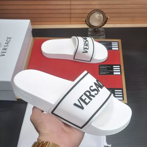 Cheap Versace Slippers For Men #1339828 Replica Wholesale [$45.00 USD] [ITEM#1339828] on Replica Versace Slippers