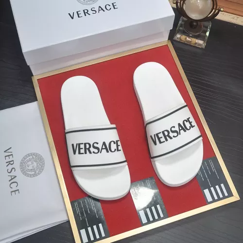 Cheap Versace Slippers For Men #1339828 Replica Wholesale [$45.00 USD] [ITEM#1339828] on Replica Versace Slippers