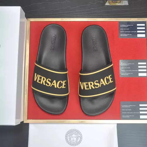 Cheap Versace Slippers For Men #1339829 Replica Wholesale [$45.00 USD] [ITEM#1339829] on Replica Versace Slippers