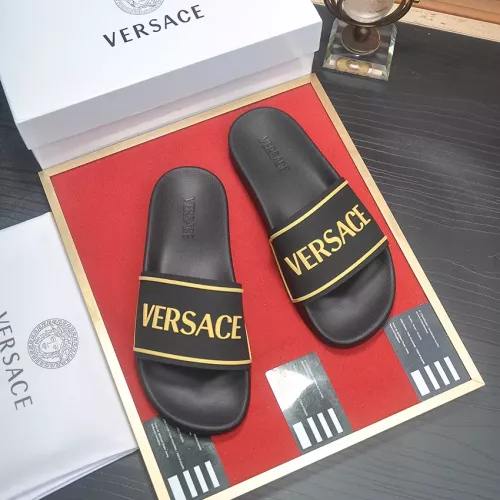 Cheap Versace Slippers For Men #1339829 Replica Wholesale [$45.00 USD] [ITEM#1339829] on Replica Versace Slippers