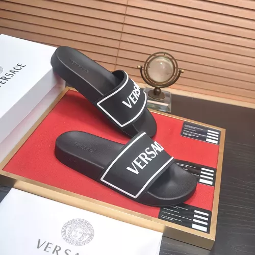 Cheap Versace Slippers For Men #1339830 Replica Wholesale [$45.00 USD] [ITEM#1339830] on Replica Versace Slippers