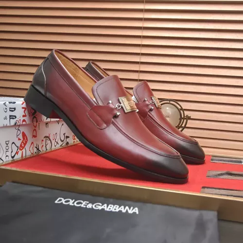 Cheap Dolce &amp; Gabbana D&amp;G Leather Shoes For Men #1339971 Replica Wholesale [$96.00 USD] [ITEM#1339971] on Replica Dolce &amp; Gabbana D&amp;G Leather Shoes