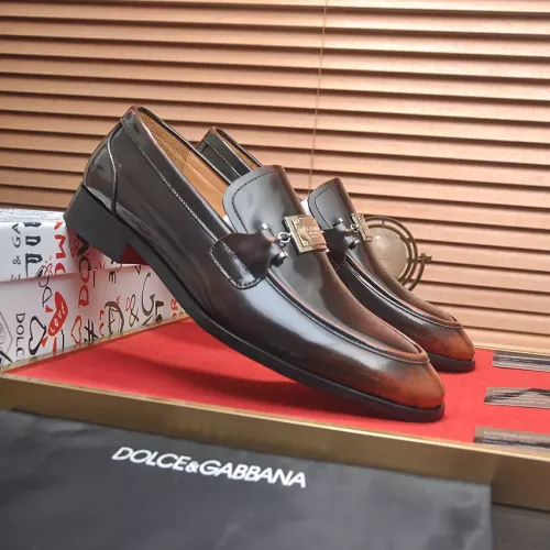 Cheap Dolce &amp; Gabbana D&amp;G Leather Shoes For Men #1339974 Replica Wholesale [$96.00 USD] [ITEM#1339974] on Replica Dolce &amp; Gabbana D&amp;G Leather Shoes