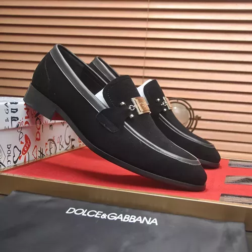 Cheap Dolce &amp; Gabbana D&amp;G Leather Shoes For Men #1339981 Replica Wholesale [$96.00 USD] [ITEM#1339981] on Replica Dolce &amp; Gabbana D&amp;G Leather Shoes