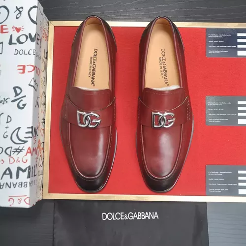 Cheap Dolce &amp; Gabbana D&amp;G Leather Shoes For Men #1339984 Replica Wholesale [$96.00 USD] [ITEM#1339984] on Replica Dolce &amp; Gabbana D&amp;G Leather Shoes