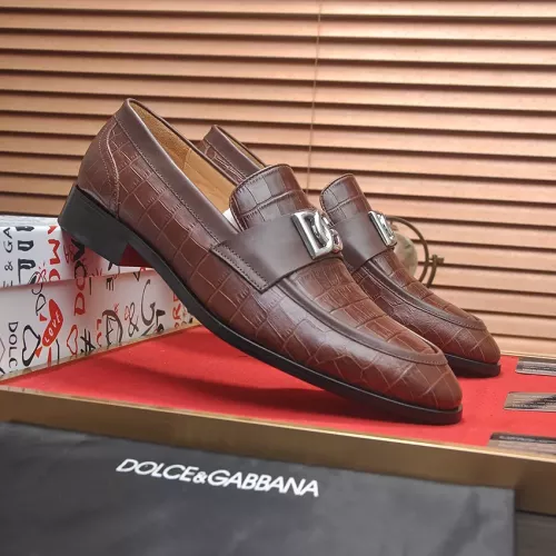 Cheap Dolce &amp; Gabbana D&amp;G Leather Shoes For Men #1339988 Replica Wholesale [$96.00 USD] [ITEM#1339988] on Replica Dolce &amp; Gabbana D&amp;G Leather Shoes