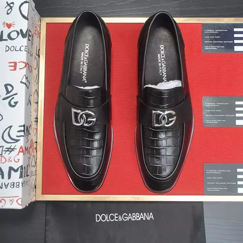 Cheap Dolce &amp; Gabbana D&amp;G Leather Shoes For Men #1339989 Replica Wholesale [$96.00 USD] [ITEM#1339989] on Replica Dolce &amp; Gabbana D&amp;G Leather Shoes