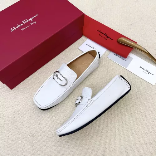 Salvatore Ferragamo Leather Shoes For Men #1339991