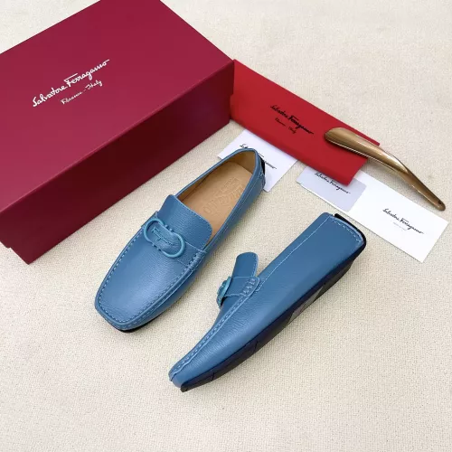 Salvatore Ferragamo Leather Shoes For Men #1339992