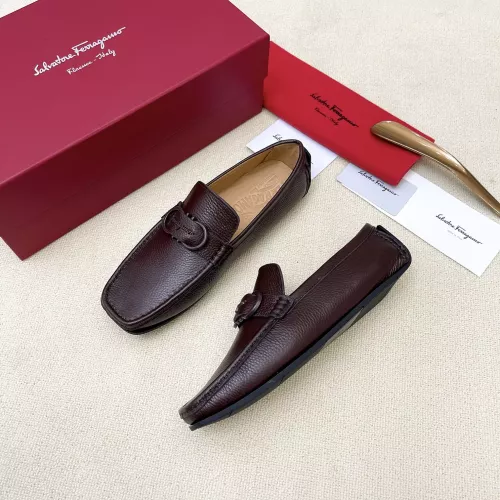 Salvatore Ferragamo Leather Shoes For Men #1339993