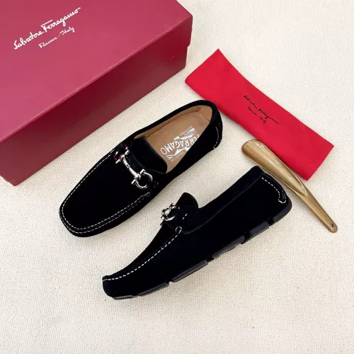 Salvatore Ferragamo Leather Shoes For Men #1339995
