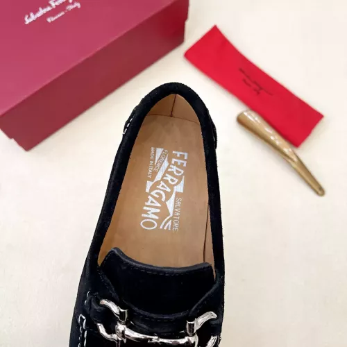 Cheap Salvatore Ferragamo Leather Shoes For Men #1339995 Replica Wholesale [$125.00 USD] [ITEM#1339995] on Replica Salvatore Ferragamo Leather Shoes