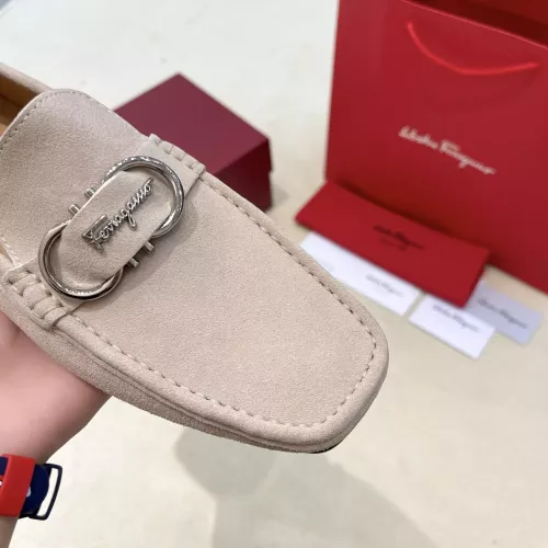 Cheap Salvatore Ferragamo Leather Shoes For Men #1339997 Replica Wholesale [$125.00 USD] [ITEM#1339997] on Replica Salvatore Ferragamo Leather Shoes