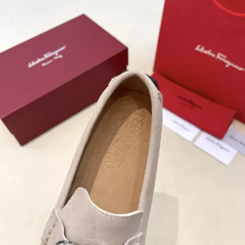 Cheap Salvatore Ferragamo Leather Shoes For Men #1339997 Replica Wholesale [$125.00 USD] [ITEM#1339997] on Replica Salvatore Ferragamo Leather Shoes